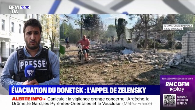 Évacuation du Donetsk: les habitants sommés d'évacuer au plus vite, pour éviter une pénurie de chauffage à l'automne