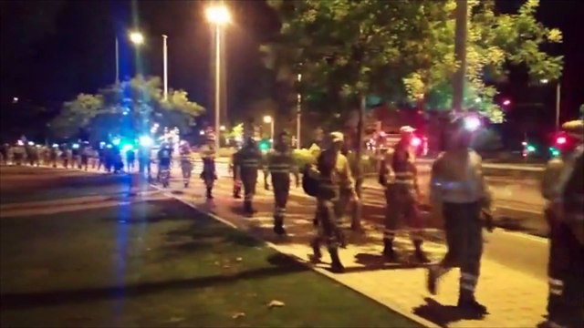 Homenaje de los Bomberos Forestales a los fallecidos en el incendio de Losacio en Zamora