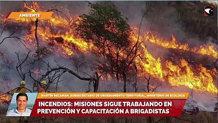 Descargar video: Incendios: Misiones sigue trabajando en prevención y capacitación a brigadistas