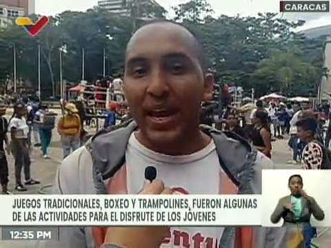 JPSUV realiza actividades recreativas en el Parque Los Caobos como parte del aniversario de Caracas