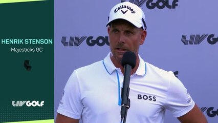 LIV Golf - Stenson : "Je me suis accroché"