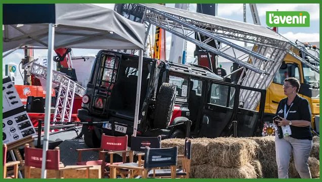 Une grue s’effondre sur la Foire de Libramont