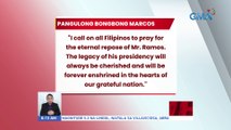 Pres. Marcos at VP Duterte nagpaabot ng pakikiramay sa pamilya ng yumaong dating Pang. Fidel V. Ramos | UB