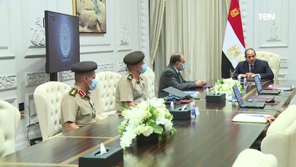 下载视频: الرئيس السيسي يتابع الموقف التنفيذي لعدد من مشروعات الهيئة الهندسية على مستوى الجمهورية