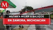 Asesinan a mujer a balazos en Zamora, Michoacán
