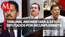 TEPJF prevé amonestar a Mier, Puente y Noroña por incumplimiento reiterado