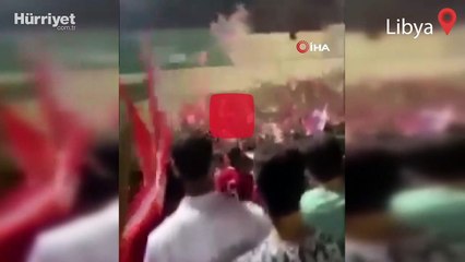 Libya’da tribün çöktü, çok sayıda kişi yaralandı