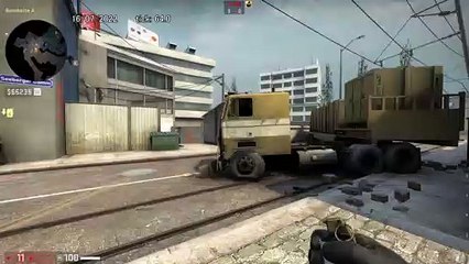 How to Smoke Canal on Overpass, option 1 - CSGO