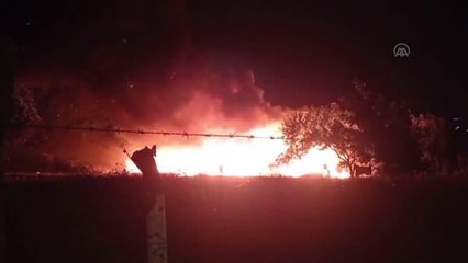 Silivri'de barakada çıkan yangın söndürüldü