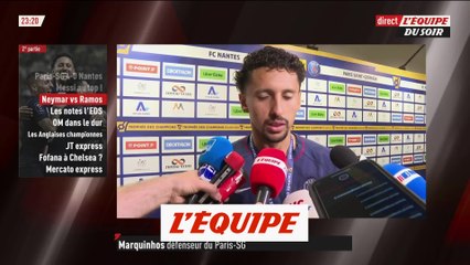 Marquinhos : «On se sent de mieux en mieux» - Foot - Trophée des Champions - PSG