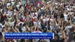 Finale - Les fans Anglais exultent sur Trafalgar Square