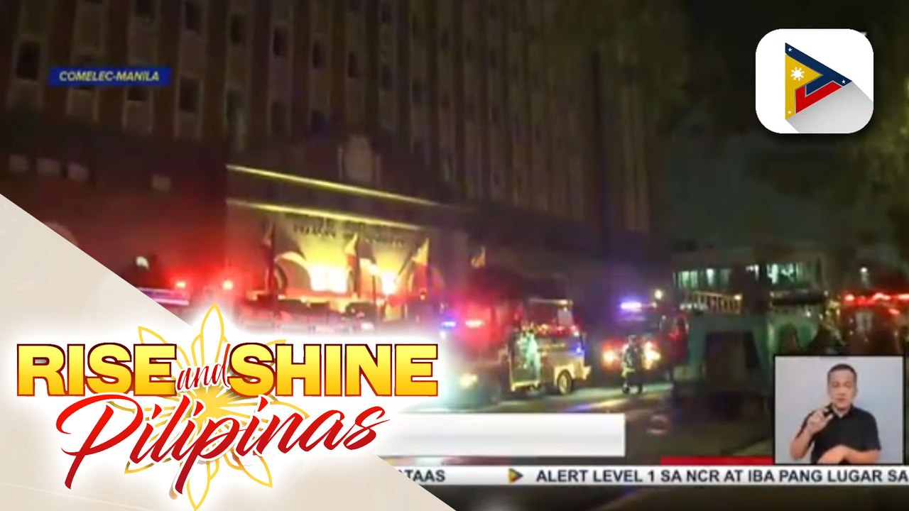 Tanggapan ng Comelec sa Intramuros, nasunog