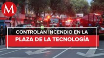 Reportan incendio en Plaza de la Tecnología, en el Centro Histórico de CdMx