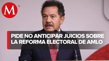 Ignacio Mier pide no adelantar juicios ni descalificaciones sobre reforma electoral