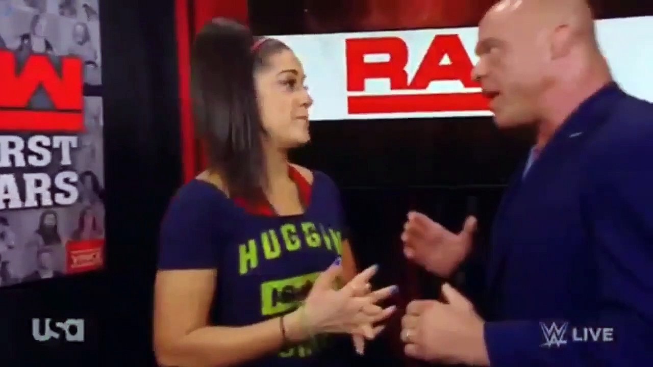 Kurt Angle Threatens to Draft Bayley or Sasha Banks to SmackDown If They Can't Get Along