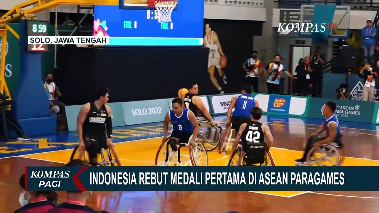 Sempat Tertinggal Poin, Indonesia Berhasil Sumbang Medali Perunggu di Cabor Bakset Asean Para Games