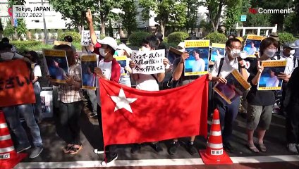 بدون تعليق: احتجاج في طوكيو للتنديد باحتجاز صحفي ياباني في ميانمار