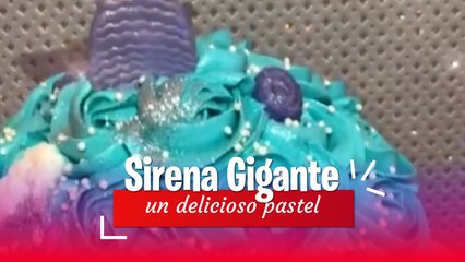 Pastel de Sirena gigante | DECORACIÓN PASO A PASO