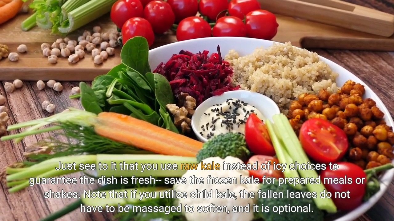 Keto Kale Salad with Avocado, Chicken, & Lemon Dressing video Dailymotion