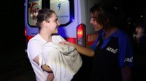 Edirne’de şiddetli yağış nedeniyle mahsur kalan bebeği AFAD kurtardı