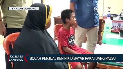 Tega! Bocah Penjual Keripik Dibayar Pakai Uang Palsu