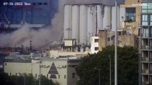 شاهد: انهيار صوامع الحبوب ينكأ الجراح قبل ذكري انفجار مرفأ بيروت