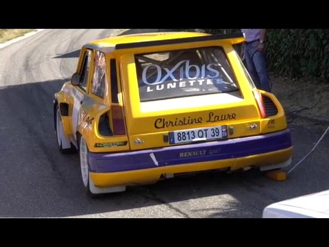 R 5 TURBO montée historique salins - les - bains -vidéo lulu du jura