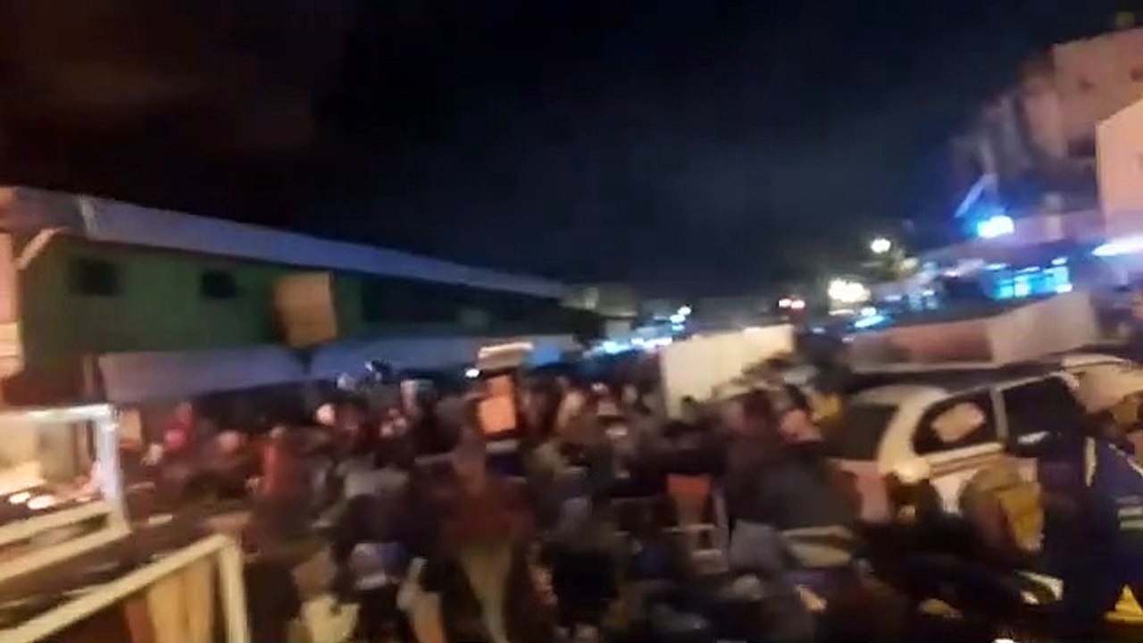Santa Cruz Incendio en el mercado mutualista