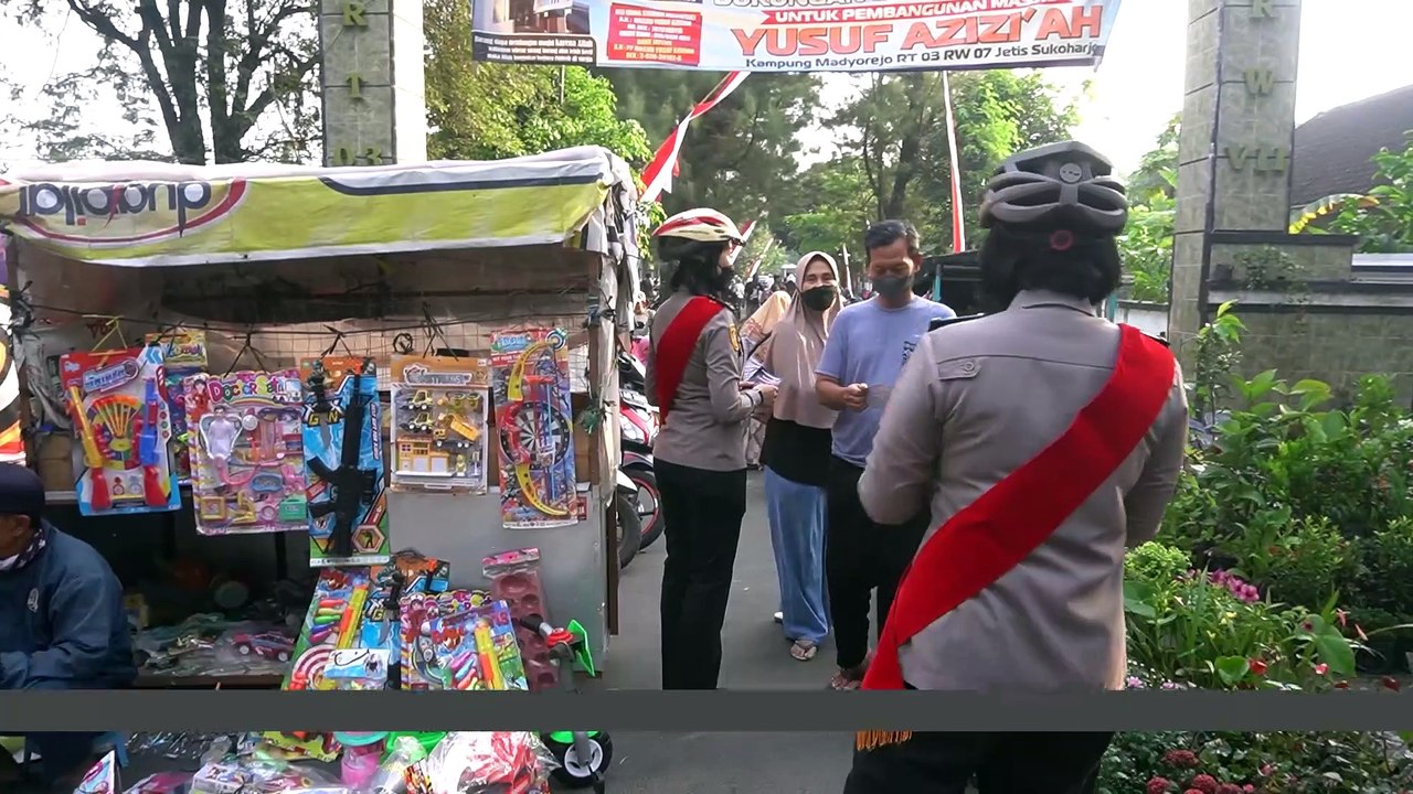 Polres Sukoharjo Terjunkan Regu Polwan Sosialisasi Kamtibmas di CFD