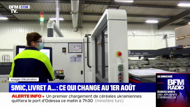 SMIC revalorisé de 2%, hausse du taux du livret A et du livret d'épargne populaire: les mesures pour le pouvoir d'achat entrent en vigueur