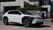 2023 Toyota bZ4X Battery Electric SUV Exterior Design in White