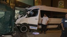 Öksürük krizi tuttu, servis şoförü bankaya girdi