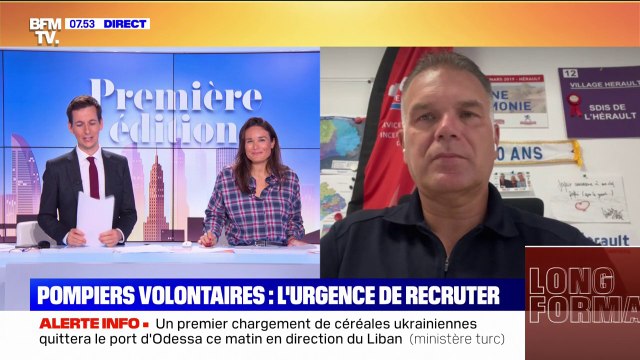 Il y a près de 80% de pompiers volontaires : le lieutenant-colonel Jérôme Bonnafoux explique comment s'engager pour devenir sapeur-pompier volontaire