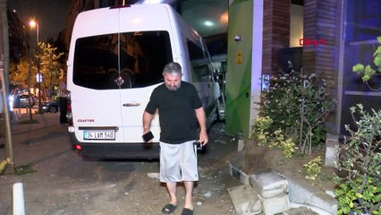Öksürük krizi tutan şoför bankaya girdi