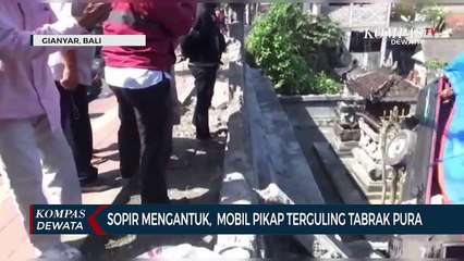 Supir Mengantuk, Mobil Terguling