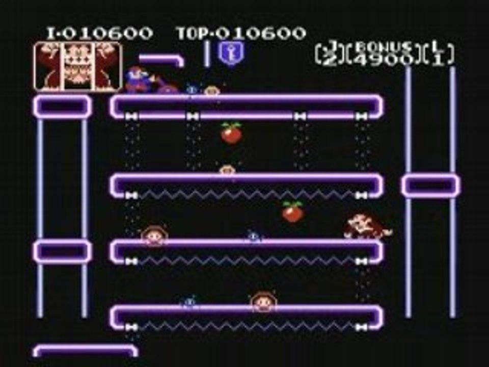 NES Donkey Kong Jr. in 01:12.95 by Aqfaq & Ferret Warlord