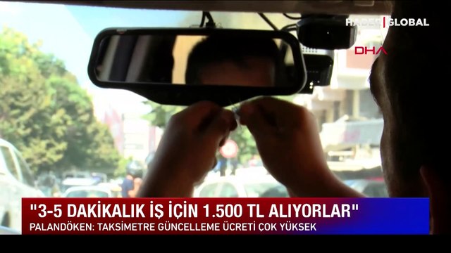 Taksimetre güncelleme ücretlerine tepki: 3-5 dakikalık iş için 1.500 TL alıyorlar
