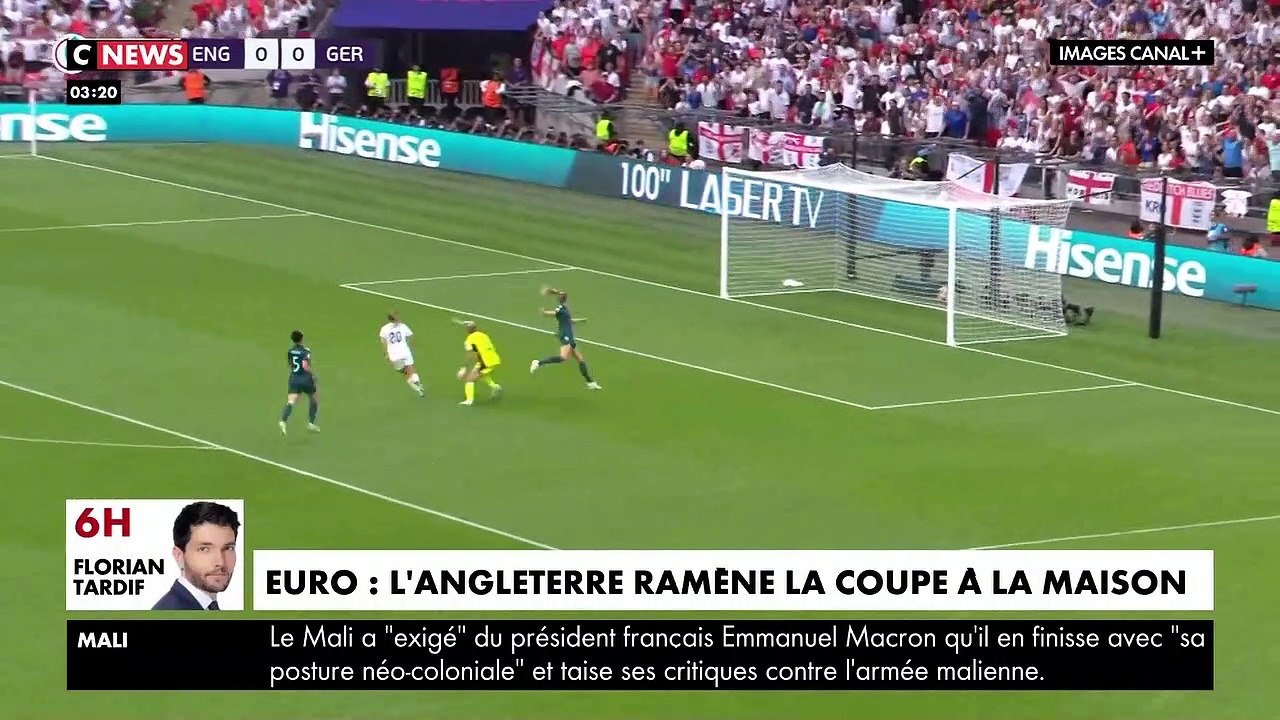 L'Angleterre a remporté dimanche à domicile le premier Euro féminin de son histoire en venant à bout de l'Allemagne, huit fois vainqueur de l'épreuve, après prolongation (2-1) dans un stade de Wembley comble