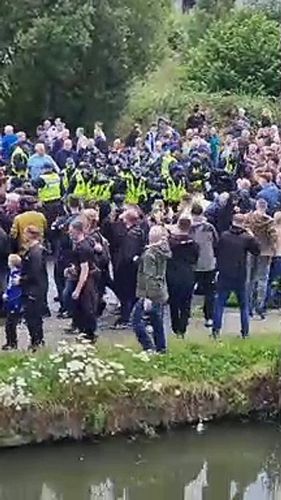 'Pepper spray' claims as police broke up disord...