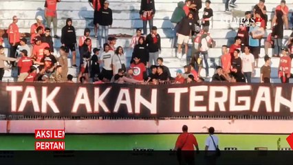Suporter Ricuh, Laga Persahabatan Deltras Sidoarjo VS Gresik United Berakhir 1-1