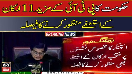 Speaker likely to accept more PTI resignations from NA