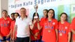 Hatay yerel: Hatay Büyükşehir Belediyespor Kadın Sutopu Takımı 1. Lig'e Yükseldi