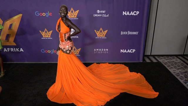 Nyakim Gatwech Heirs Of Afrika 5th Annual International Women of Power Awards Red Carpet Fashion