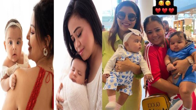 Bharti Singh के बेटे,Laksh ने Debina Bonnerjee की बेटी लियाना से मुलाकात की,Photos हुई Viral । *TV