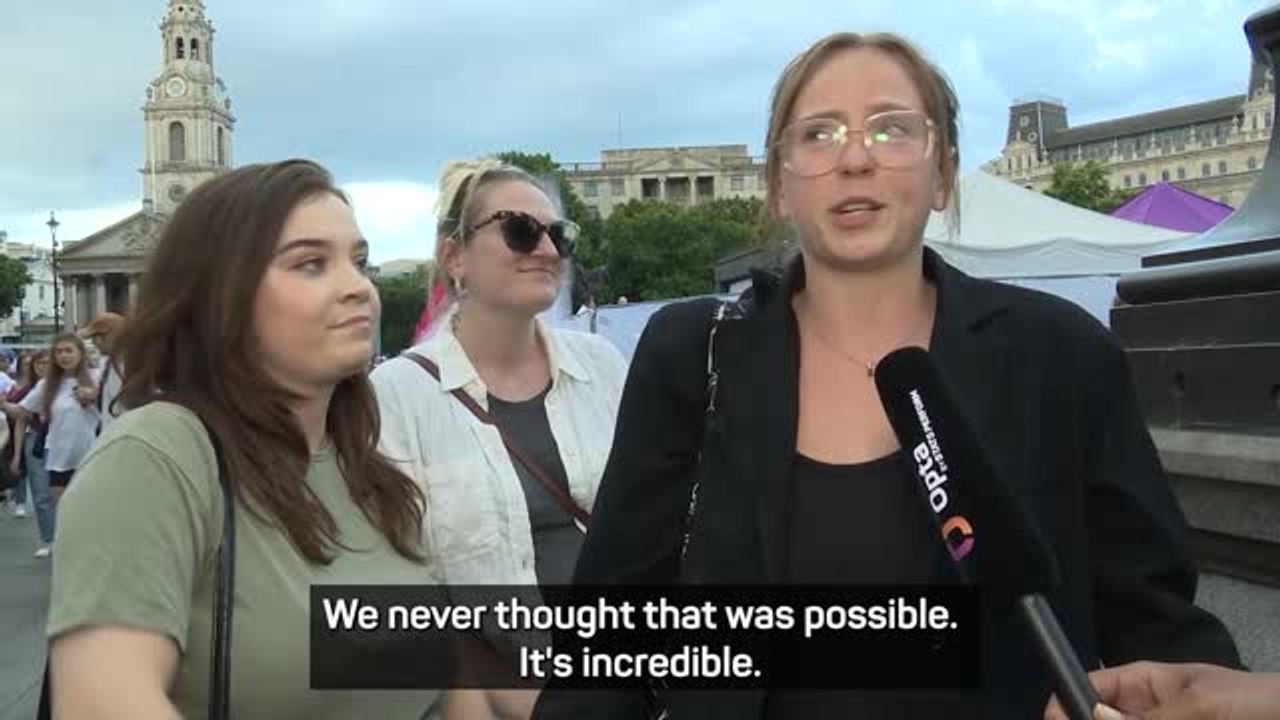 'It's Come Home' - England fans celebrate historic triumph ​