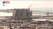 Liban: Des silos à grains endommagés au port de Beyrouth se sont effondrés à la suite d'un incendie, à quatre jours du deuxième anniversaire de l'explosion dévastatrice dans ce port - VIDEO
