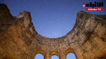 مجرة درب التبانة تشع فوق المواقع الأثرية في مدينة إدلب