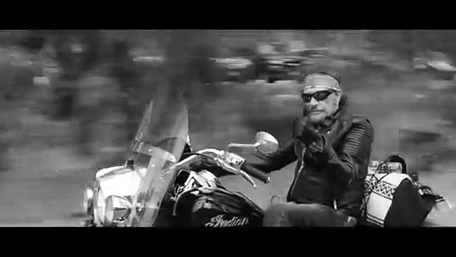 Johnny hallyday dans le teaser Indian Motorcycle (19.05.2017)