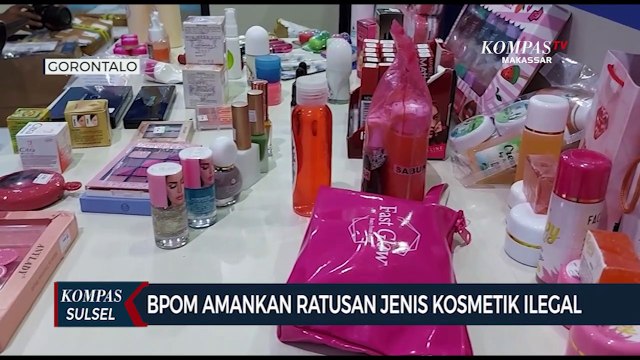BPOM Amankan Ratusan Jenis Kosmetik Ilegal