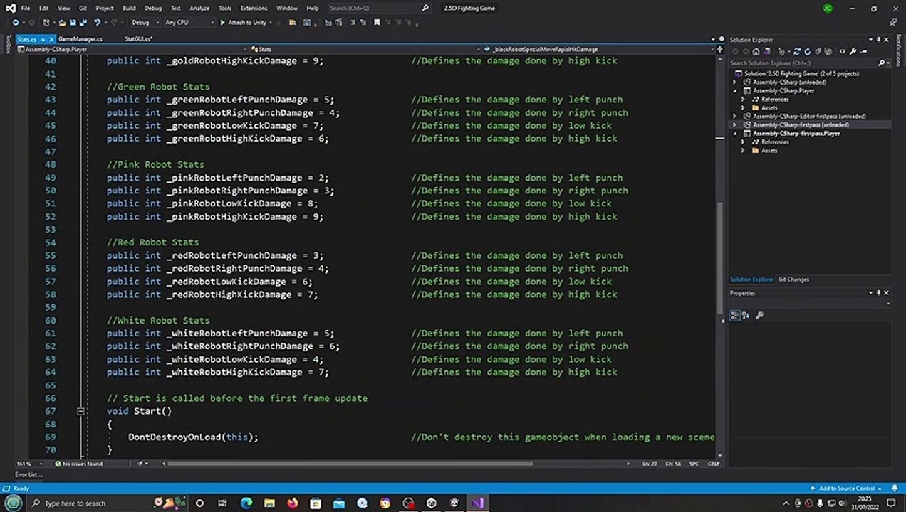 Unity3D Fighting Game Tutorial #224 Stat GUI